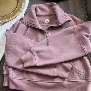 Lululemon twilight rose scuba funnel neck